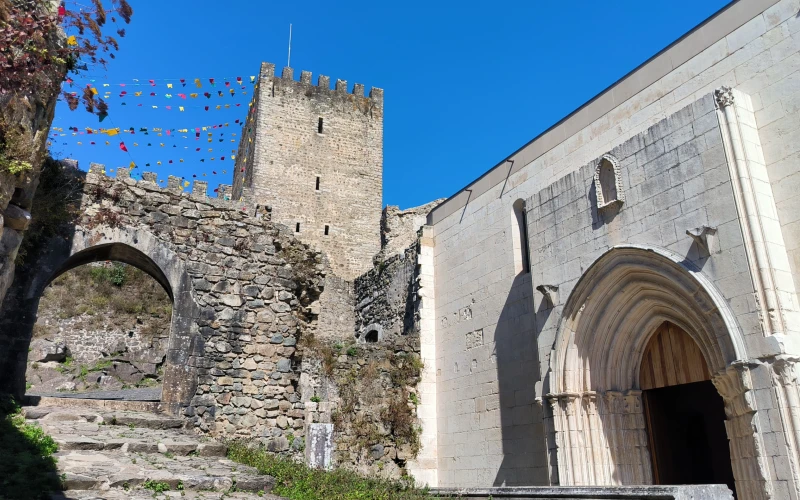 Castillo de Leiria centro de Portugal